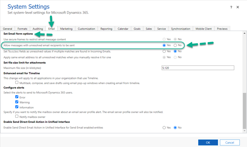 How To Send An Email To The Unresolved Email Addresses In Dynamics 365 CRM?
